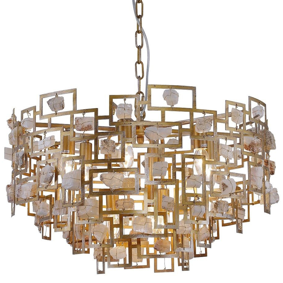 Люстра Crystal lux DIEGO SP9 D600 GOLD DIEGO