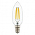 933502 Лампа LED FILAMENT 220V C35 E14 6W=65W 400-430LM 360G CL 3000K 30000H (в комплекте)