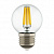 933822 Лампа LED FILAMENT 220V G50  E27 6W=65W 400-430LM 360G CL 3000K 30000H (в комплекте)