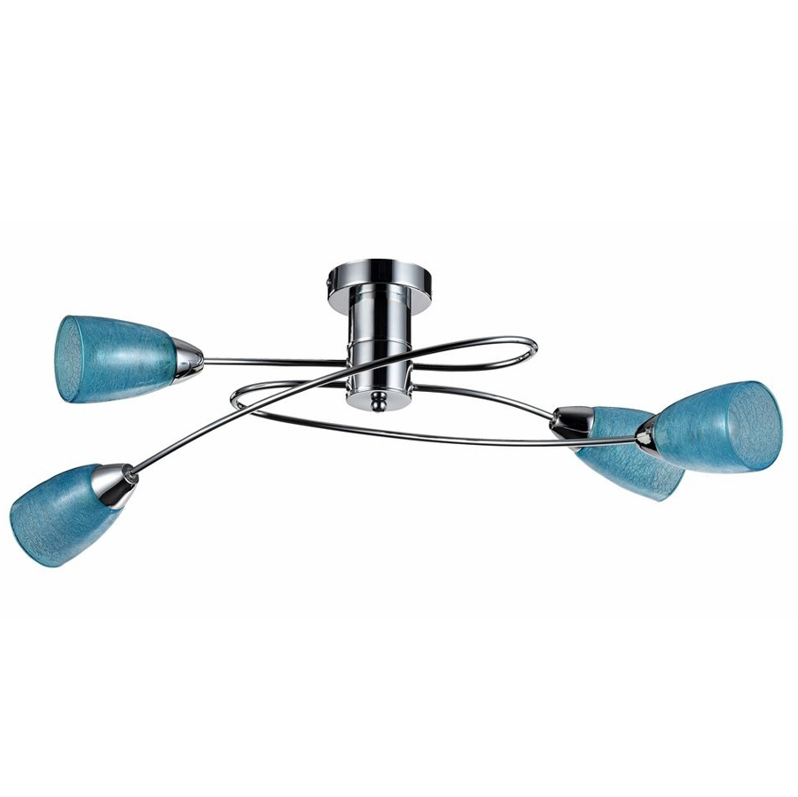Люстра Freya FR5103-CL-04-BL Flash