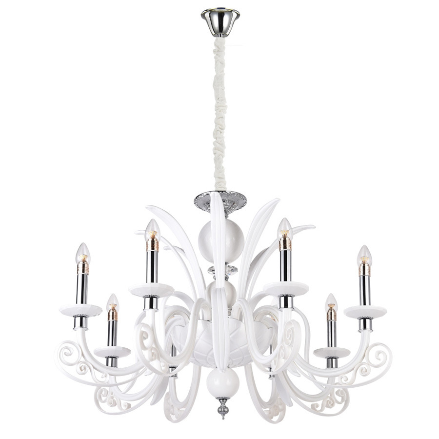 Люстра Crystal lux LETISIA SP8 WHITE LETISIA