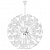 891186*** (BS-D6085) Люстра подв. BARDANO  18х40W G9  WHITE/БЕЛЫЙ (в комплекте)