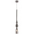 Светильник Crystal lux LUX NEW SP1 B SMOKE LUX NEW