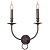 Бра Crystal lux SUERTE BROWN AP2 SUERTE