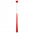 807012*** (MD1220-1R) Подвес PUNTO 1х25W G9 chrome + red (в комплекте)