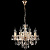 Хрустальная люстра Crystal lux INES SP8 GOLD/TRANSPARENT INES