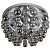 Светильник Crystal lux MALLORCA PL8 CHROME/SMOKE
