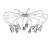711120 (SX1105/12)  Люстра AEREO 12х25W G9 WHITE (в комплекте)