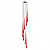 807082*** (MD1220A-8R) Подвес PUNTO 8х25W G9 chrome + red (в комплекте)