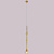 Светильник Crystal Lux LUX SP1 D AMBER LUX