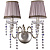 Бра Crystal Lux ALEGRIA AP2 SILVER-BROWN ALEGRIA