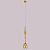 Светильник Crystal lux LUX NEW SP1 C AMBER LUX NEW