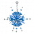 893121*** (MD8135-12) Люстра CELESTA LED 12х6W(Led) G9 SKY BLUE (в комплекте)