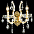 Хрустальное бра Crystal lux HOLLYWOOD AP2 GOLD