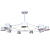 Люстра Freya FR5038-CL-09-W Abigail